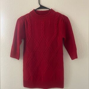 COPY - IZ byer girls size large red sweater dress in great condition